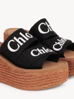 Chloe Woody wedge espadrille